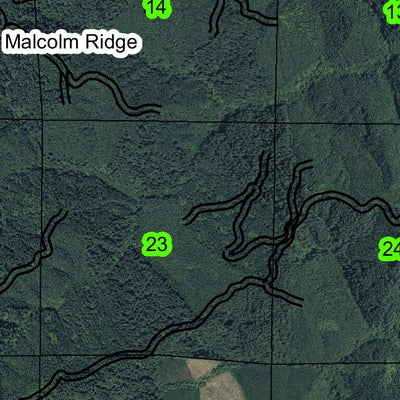 Klickitat Mountain T15S R10W Township Map Preview 2