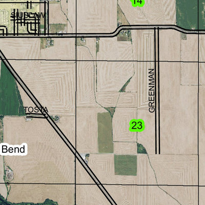 Harrisburg T15S R4W Township Map Preview 2