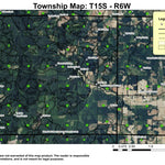 Ferguson Creek T15S R6W Township Map Preview 1