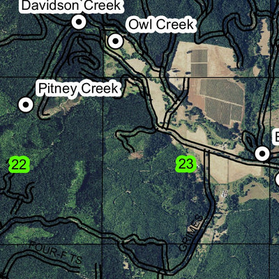 Ferguson Creek T15S R6W Township Map Preview 2