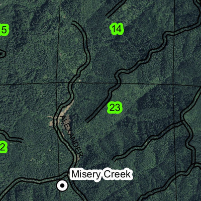 Deadwood T16S R9W Township Map Preview 2