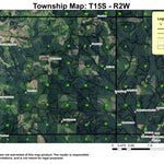 Round Mountain T15S R2W Township Map Preview 1