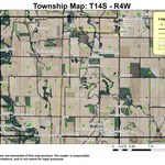 Lake Creek T14S R4W Township Map Preview 1
