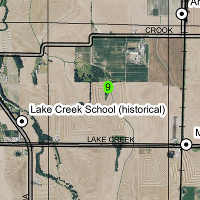 Lake Creek T14S R4W Township Map Preview 3