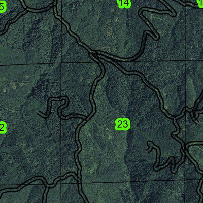 Stoney Mountain T14S R9W Township Map Preview 2