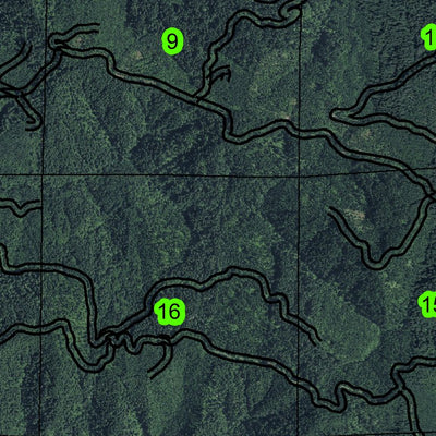 Stoney Mountain T14S R9W Township Map Preview 3