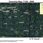 Lobster Creek T15S R8W Township Map Preview 1