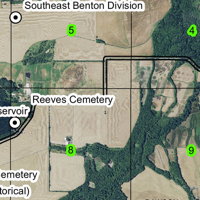 Monroe T14S R5W Township Map Preview 3