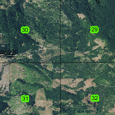 Halsey T14S R3W Township Map Preview 3