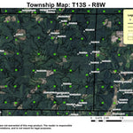 Grass Mountain T13S R8W Township Map Preview 1