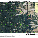 Powell Creek T13S R6W Township Map Preview 1