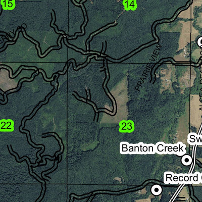 Missouri Bend T14S R8W Township Map Preview 2