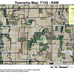 Peoria T13S R4W Township Map Preview 1