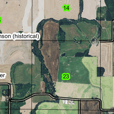 Peoria T13S R4W Township Map Preview 2