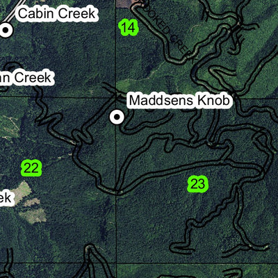 Old Blue Mountain T13S R7W Township Map Preview 2