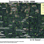 Drift Creek T13S R9W Township Map Preview 1