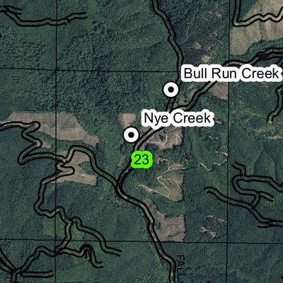 Drift Creek T13S R9W Township Map Preview 2