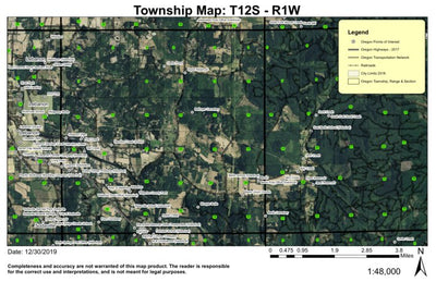 Waterloo T12S R13W Township Map Preview 1
