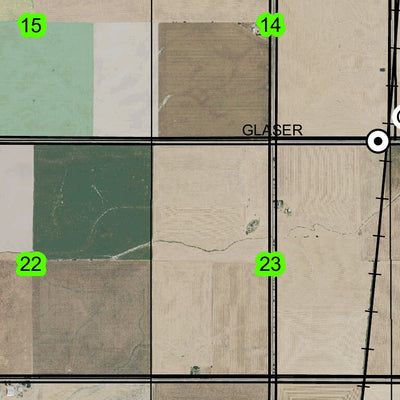 Tangent East T12S R3W Township Map Preview 2