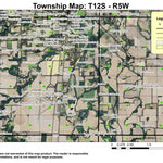 Corvallis T12S R5W Township Map Preview 1