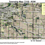 Albany East T11S R3W Township Map Preview 1