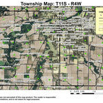 Albany West T11S R4W Township Map Preview 1