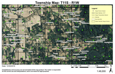 Providence T11S R1W Township Map Preview 1