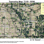 Crabtree T11S R2W Township Map Preview 1