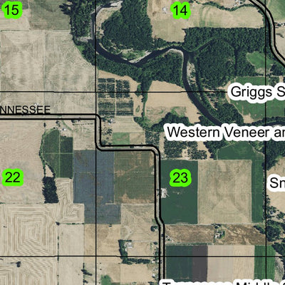 Crabtree T11S R2W Township Map Preview 2