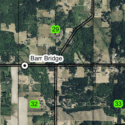 Crabtree T11S R2W Township Map Preview 3