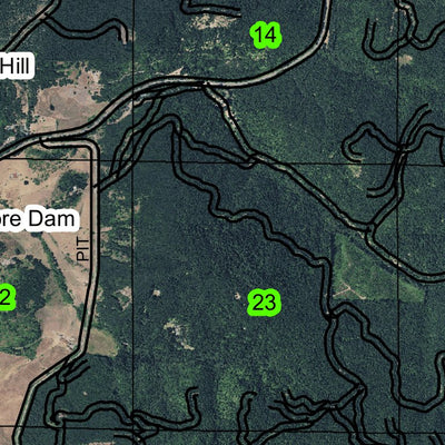 Kings Valley T10S R6W Township Map Preview 2