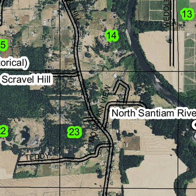 Millersburg T10S R3W Township Map Preview 2