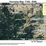Berry Creek T10S R5W Township Map Preview 1