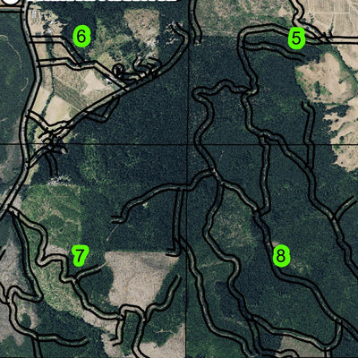 Berry Creek T10S R5W Township Map Preview 3
