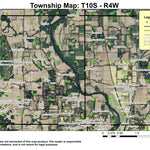 Adair Village T10S R4W Township Map Preview 1