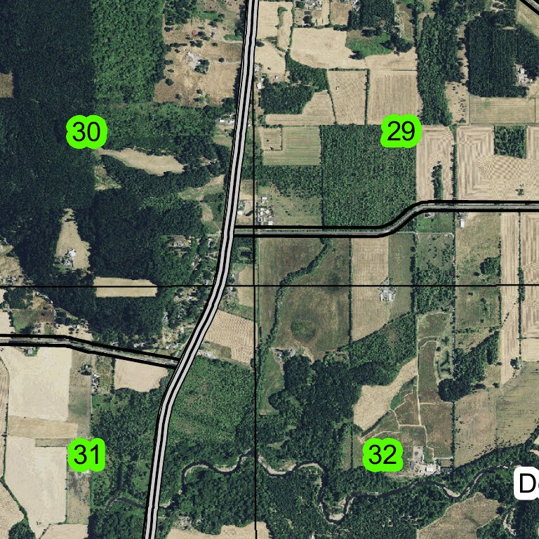 Helms Reservoir T10S R2W Township Map by Super See Services | Avenza Maps