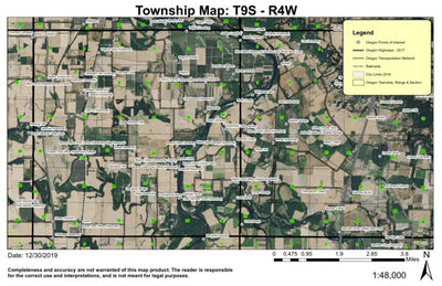 Buena Vista T9S R4W Township Map Preview 1