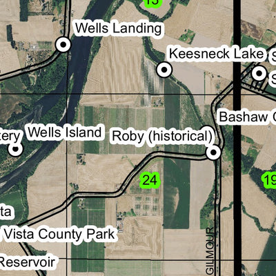 Buena Vista T9S R4W Township Map Preview 2