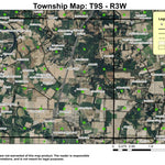 River Bend T9S R3W Township Map Preview 1