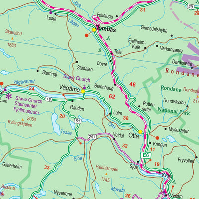 Southern Norway 1:900,000 - ITMB Preview 2