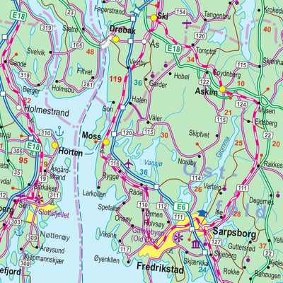 Southern Norway 1:900,000 - ITMB Preview 3