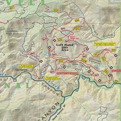 Boulder Nederland Trails Map-4th edition (East) Preview 3