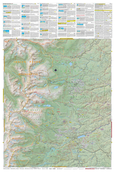 Boulder Nederland Trails Map-4th edition (West) Preview 1