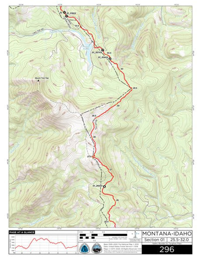 CDT Map Set Version 3.0 - Map 296 - Montana-Idaho Preview 1