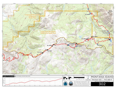 CDT Map Set Version 3.0 - Map 302 - Montana-Idaho Preview 1