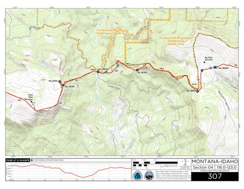 CDT Map Set Version 3.0 - Map 307 - Montana-Idaho Preview 1
