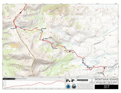 CDT Map Set Version 3.0 - Map 317 - Montana-Idaho Preview 1