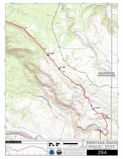 CDT Map Set Version 3.0 - Map 294 - Montana-Idaho Preview 1