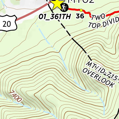 CDT Map Set Version 3.0 - Map 297 - Montana-Idaho Preview 2