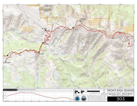CDT Map Set Version 3.0 - Map 303 - Montana-Idaho Preview 1